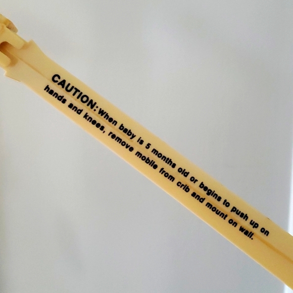 VTG Nursery Musical Mobile Crib Mount Or Wall Toy Decor Baby Elephant Kitty Pup - Picture 13 of 16